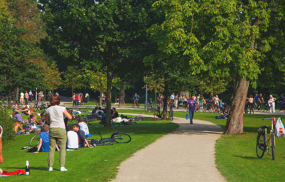 vondelpark walking image