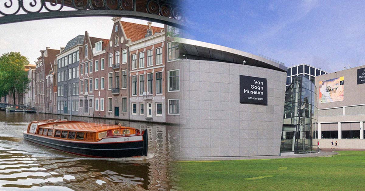 amsterdam canal cruise and van gogh museum